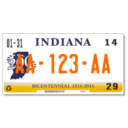 Plaque US PLEXIGLAS® 300x150mm - Indiana