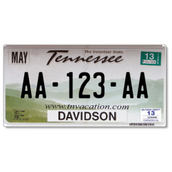 Plaque US PLEXIGLAS® 300x150mm - Tennessee