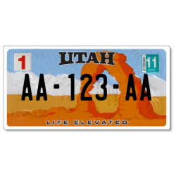 Plaque US PLEXIGLAS® 300x150mm - Utah