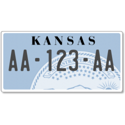 Plaque US PLEXIGLAS® 300x150mm - Kansas
