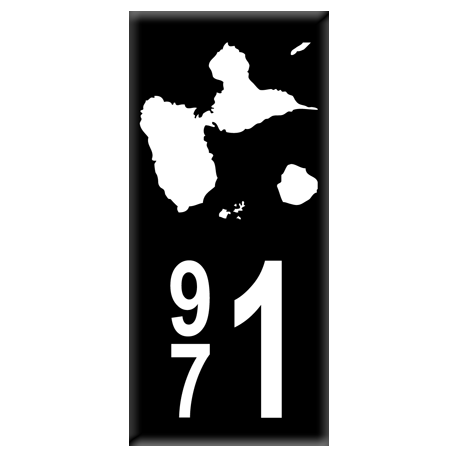 Sticker Département 972